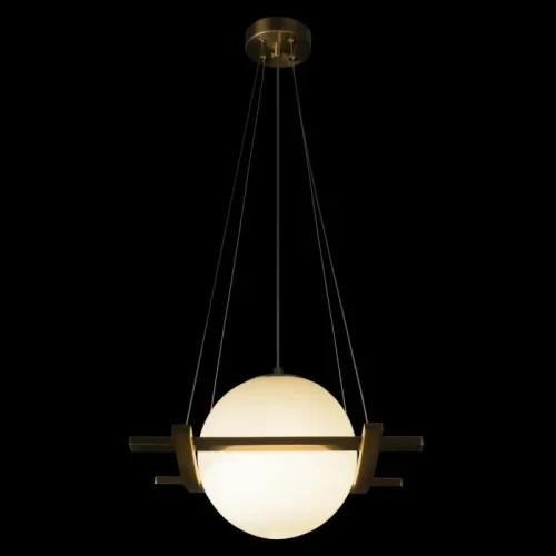 Светильник подвесной Swing 10424/200 LOFT IT белый на 1 лампу, основание бронзовое в стиле современный фото 2