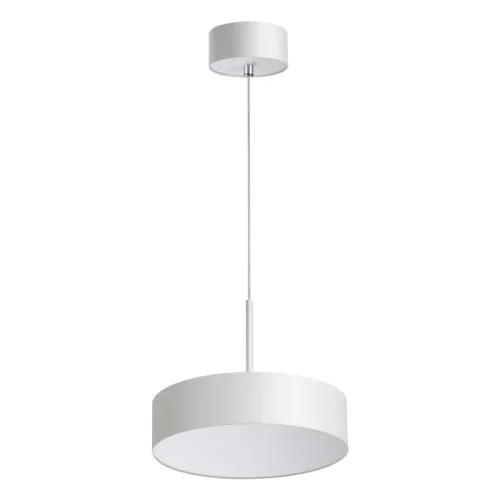 Светильник подвесной LED Prometa 358761 Novotech белый на 1 лампу, основание белое в стиле современный хай-тек 