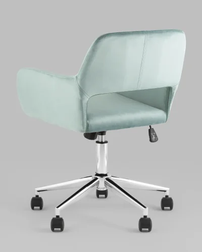 Стул офисный ROSS, велюр, серо-зеленый УТ000039077 Stool Group, /, ножки//, размеры - 800*900***570*580 фото 5