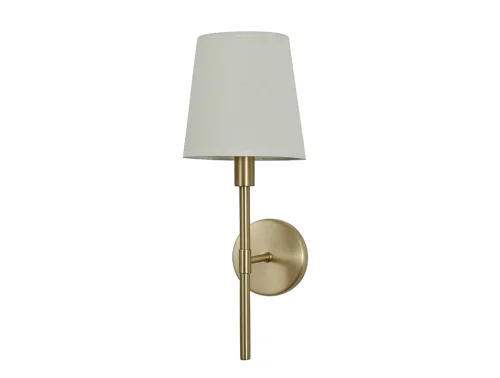 Бра 3552/A brass Newport бежевый на 1 лампу, основание латунь в стиле современный американский 
