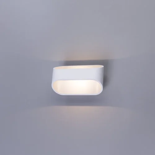 Бра LED Maniglia A1428AP-1WH Arte Lamp белый на 1 лампа, основание белое в стиле модерн  фото 2