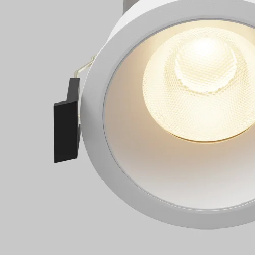 Светильник точечный LED Dip DL117-15W-3K-W Maytoni белый на 1 лампу, основание белое в стиле современный хай-тек круглый фото 4