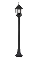 Парковый светильник TIRENO 11835/01/30 Lucide уличный IP44 чёрный 1 лампа, плафон прозрачный в стиле классический E27