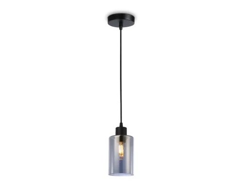 Светильник подвесной TR3695 Ambrella light чёрный 1 лампа, основание чёрное в стиле лофт  фото 2