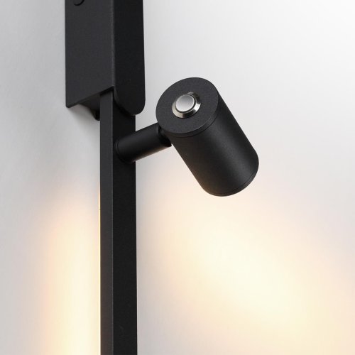 Элемент для инсталляции LED Fino Xs 7155/150S Odeon Light чёрный на 2 лампы, основание чёрное в стиле хай-тек фото 4