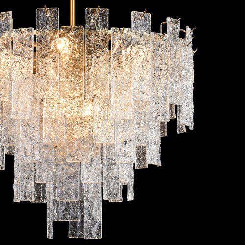 Люстра на штанге Vivenda 8422/8 Lumion прозрачная на 8 ламп, основание латунь в стиле классический фото 7 Люстра на штанге Vivenda 8422/8 Lumion прозрачная на 8 ламп, основание латунь в стиле классический фото 7