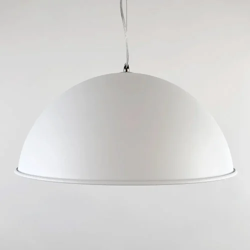 Светильник подвесной Solis LH032092 LightHall белый на 1 лампу, основание хром в стиле современный фото 2