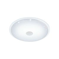 Люстра потолочная LED Lanciano 97738 Eglo белая на 1 лампа, основание белое в стиле современный 