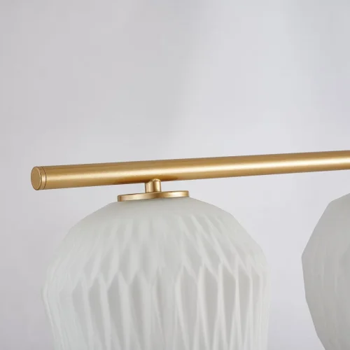 Светильник подвесной Comical 4052-4P Favourite белый 4 лампы, основание матовое золото в стиле современный  фото 7