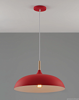 Светильник подвесной Hygo V10652-1P Moderli красный 1 лампа, основание красное в стиле лофт скандинавский современный 