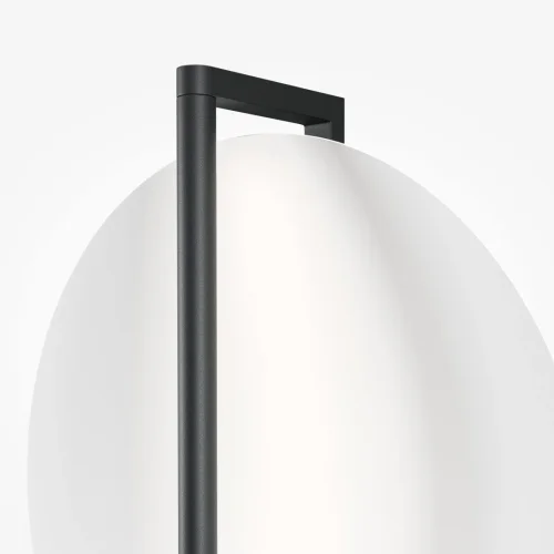 Бра LED Mira MOD279WL-L14B3K Maytoni белый чёрный на 1 лампу, основание чёрное белое в стиле современный отражённый свет фото 2