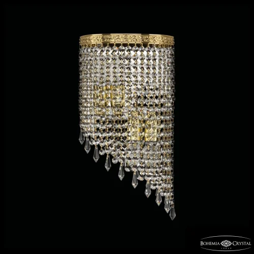 Бра 83401BR/20IV-43 G Drops Bohemia Ivele Crystal прозрачный на 4 лампы, основание золотое в стиле современный классический r