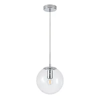 Светильник подвесной Volare A1920SP-1CC Arte Lamp прозрачный 1 лампа, основание хром в стиле современный шар