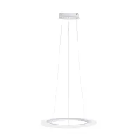 Светильник подвесной LED PENAFORTE 39271 Eglo белый 1 лампа, основание белое в стиле хай-тек современный классический кольца