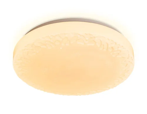 Светильник потолочный LED с пультом Orbital Air FF22 Ambrella light белый 1 лампа, основание белое в стиле современный хай-тек с пультом фото 2