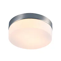 Светильник потолочный Aqua-Tablet A6047PL-2SS Arte Lamp белый 2 лампы, основание серебряное в стиле модерн 