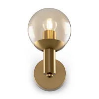 Бра Globo FR5175WL-01BS Freya янтарный 1 лампа, основание латунь в стиле современный 