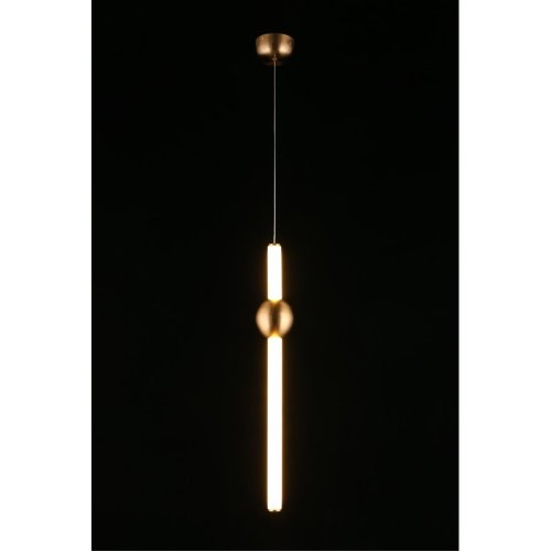 Светильник подвесной LED Zhozefin APL.038.06.20 Aployt белый 1 лампа, основание бронзовое в стиле модерн  фото 3