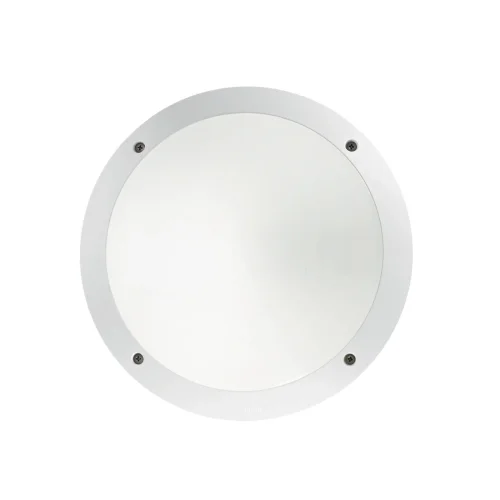 Настенный светильник уличный LUCIA-1 AP1 BIANCO Ideal Lux уличный IP66 белый на 1 лампу, плафон белый в стиле современный E27