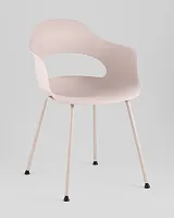Стул Lady, пластик нежно-розовый УТ000039932 Stool Group, розовый/пластик, ножки/металл/розовый, размеры - *810****