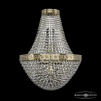 Бра 19321B/H1/35IV G Bohemia Ivele Crystal прозрачный 4 лампы, основание золотое в стиле классический sp
