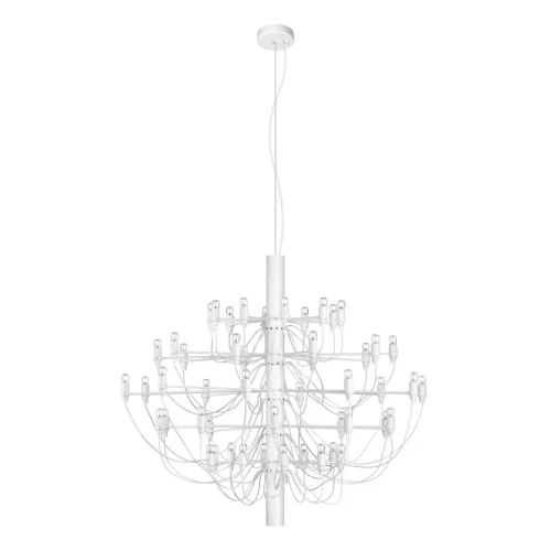 Люстра подвесная Gino 10196/1000 White LOFT IT без плафона на 50 ламп, основание белое в стиле современный 