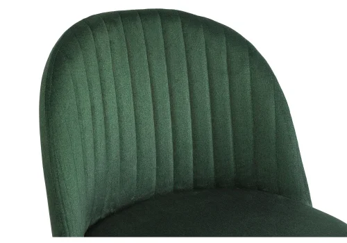 Стул Gabi темно-зеленый 11610 Woodville, зелёный/велюр, ножки/металл/чёрный, размеры - ****500*530 фото 4