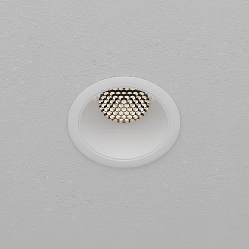 Светильник точечный LED Dip DL123-10W-4K-W Maytoni белый на 1 лампу, основание белое в стиле современный круглый фото 9