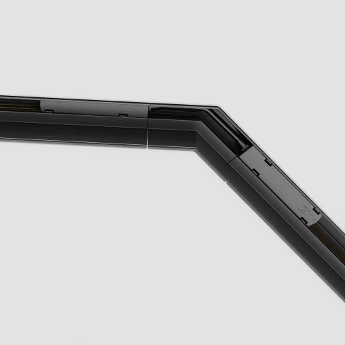 Угол-соединитель 135° встраиваемый Magnetic track system Gravity TRA010CLO-42B Maytoni чёрный в стиле хай-тек современный для светильников серии Magnetic track system Gravity встраиваемый gravity магнитная магнитный фото 2
