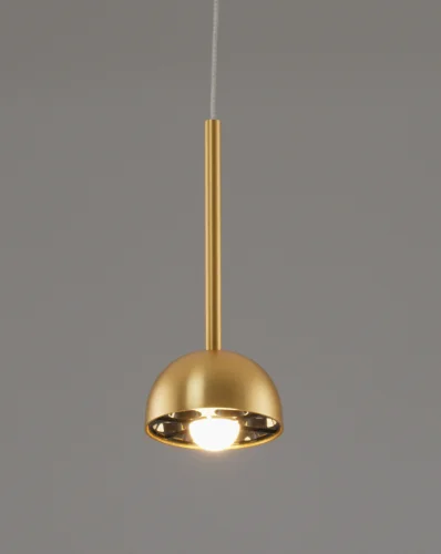 Светильник подвесной LED Fiona V10894-PL Moderli золотой 1 лампа, основание золотое в стиле современный  фото 3