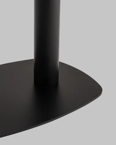 Журнальный столик Eanna L, металл, черный УТ000040326 Stool Group столешница чёрная из металл фото 5