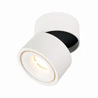 Светильник накладной LED St652 ST652.542.12 ST-Luce белый 1 лампа, основание белое в стиле хай-тек современный круглый