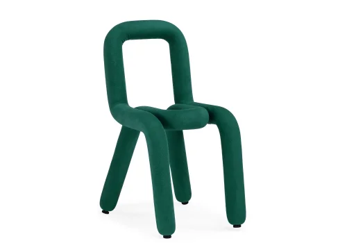 Стул на металлокаркасе Garden dark green 15805 Woodville, зелёный/ткань, ножки/ткань/зелёный, размеры - ****350*480