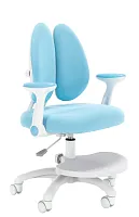 Детское кресло Kids 104 Ткань Голубой EP Kids 104 Fabric Blue Everprof, голубой/ткань, ножки//, размеры - 840*960***620*