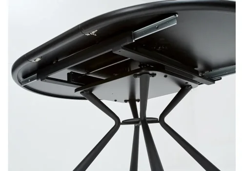 Стеклянный стол Voland bianco TL-45 испанская керамика / black / белый мрамор 378550 Woodville столешница белая из камень фото 7