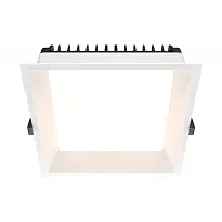 Светильник точечный LED Okno DL054-24W3K-W Maytoni белый 1 лампа, основание белое в стиле современный хай-тек 