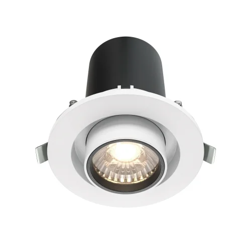 Светильник точечный LED Hidden DL045-01-10W4K-W Maytoni белый на 1 лампу, основание белое в стиле современный хай-тек 