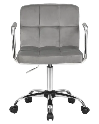 Офисное кресло набор 2 шт. SET-2 9400-LM TERRY, цвет сиденья серый велюр (MJ9-75), цвет основания хромированная сталь Dobrin, /велюр, ножки/металл/хром, размеры - 810*950***580*580 фото 7 Офисное кресло набор 2 шт. SET-2 9400-LM TERRY, цвет сиденья серый велюр (MJ9-75), цвет основания хромированная сталь Dobrin, /велюр, ножки/металл/хром, размеры - 810*950***580*580 фото 7