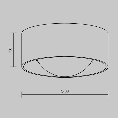 Накладной светильник LED уличный Lumina O498CL-L7B3K Maytoni уличный IP65 чёрный на 1 лампу, плафон чёрный в стиле современный хай-тек LED фото 10