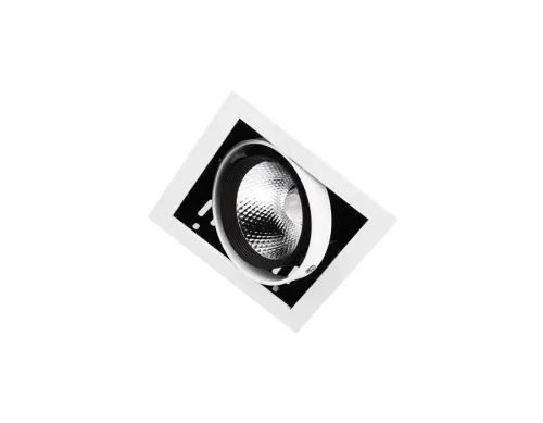 Светильник карданный LED Cardano T811 BK/CH 12W 4200K Ambrella light белый на 1 лампу, основание белое в стиле современный хай-тек 