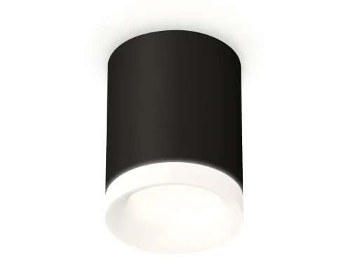 Светильник накладной Techno spot XS7422024 Ambrella light чёрный 1 лампа, основание чёрное в стиле современный хай-тек круглый