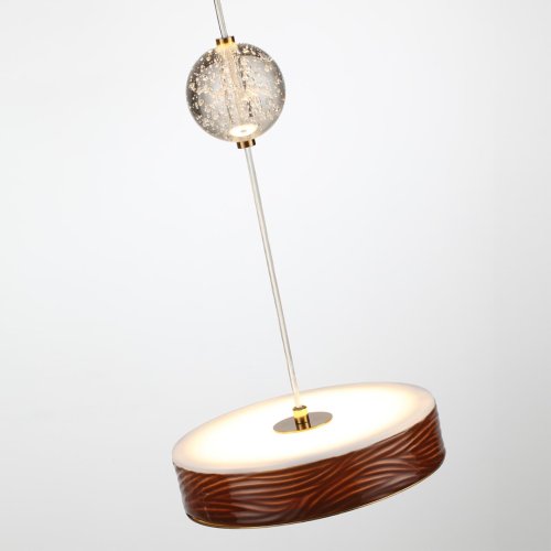 Светильник подвесной LED Riviera 5450/32LB Odeon Light белый на 1 лампу, основание латунь в стиле классический современный фото 5 Светильник подвесной LED Riviera 5450/32LB Odeon Light белый на 1 лампу, основание латунь в стиле классический современный фото 5