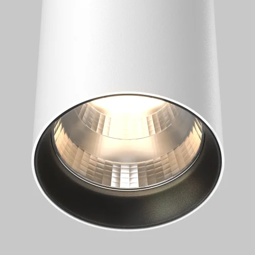 Светильник подвесной LED Vol P100PL-20W3K-W Maytoni белый на 1 лампу, основание белое в стиле хай-тек современный трубочки фото 2