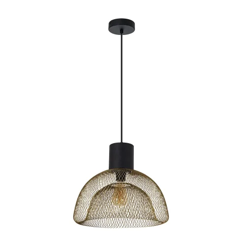 Светильник подвесной Castello A7046SP-1PB Arte Lamp медь 1 лампа, основание чёрное в стиле лофт 