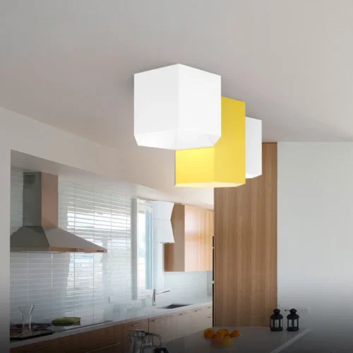 Светильник потолочный HEXAGON B 101670-26 ImperiumLoft белый на 1 лампу, основание белое в стиле современный фото 14