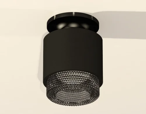 Светильник накладной Techno spot XS7511062 Ambrella light чёрный 1 лампа, основание чёрное в стиле хай-тек современный круглый фото 2