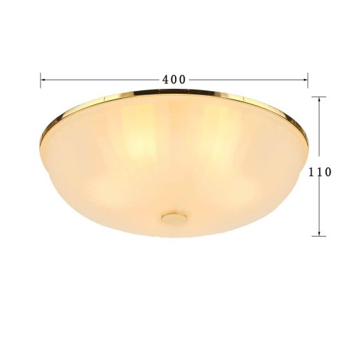 Люстра потолочная Costa 2752-5C F-promo белая на 5 ламп, основание золотое в стиле классический  фото 3