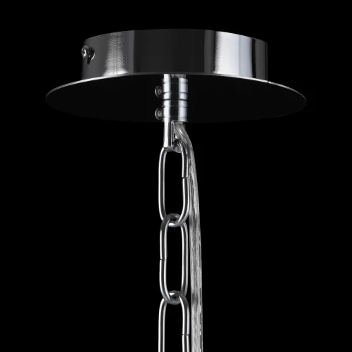 Люстра хрустальная Gelid MOD184-PL-04-CH Maytoni прозрачная на 4 лампы, основание хром в стиле современный фото 6