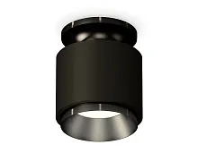 Светильник накладной Techno spot XS7511060 Ambrella light чёрный 1 лампа, основание чёрное в стиле хай-тек современный круглый