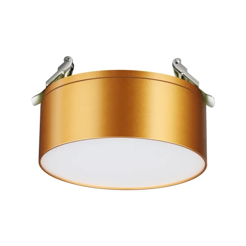 Светильник точечный LED Prometa 358754 Novotech матовый золото 1 лампа, основание матовое золото в стиле современный  фото 3